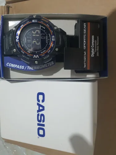 RELOGIO CASIO TWIN SENSOR SGW-100-2B IMPORTADO