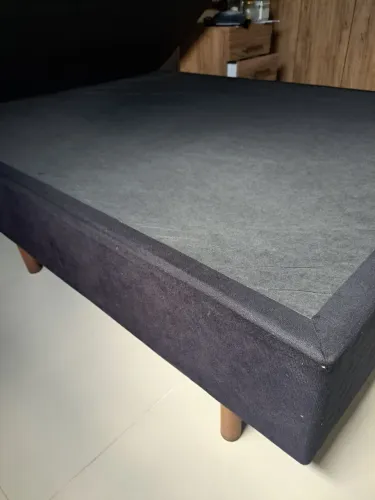Box casal Veludo Preto