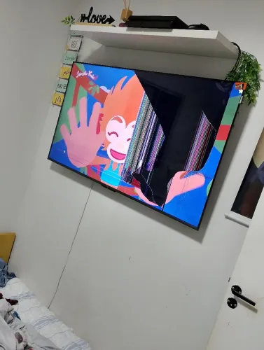 Tv TCL 55 polegadas tela quebrada 