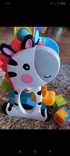 Zebra didática blocos Fisher Price