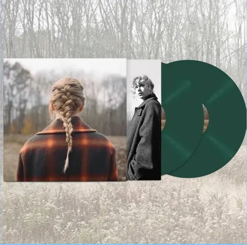 LP / VINIL DUPLO - TAYLOR SWIFT - EVERMORE - GREEN VINYL (LACRADO)