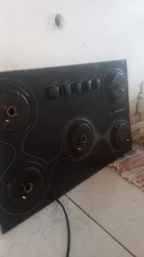 Pedra granito grande com cooktop Apenas 450 tudo