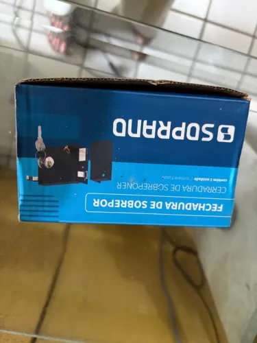 Fechadura de sobrepor Soprano