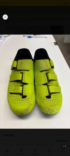 Sapatilha Shimano Road Speed Rc1 Rc100 42br - Verde Limão Verde 42 Br (Usado)