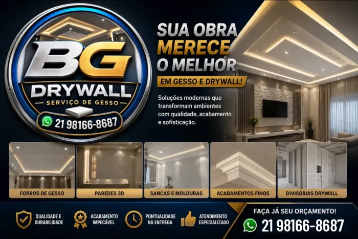 Gesso e Drywall 