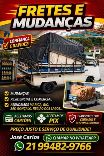 Frete e mudanças e transporte em geral