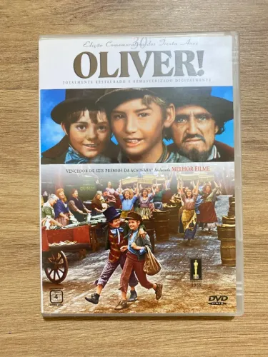DVD Oliver! (Ed. Comemorativa dos 30 Anos) C/ encarte-vencedor de Seis Prêmios da Academia