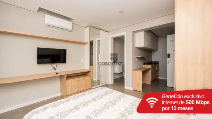 Loft mobiliado de 40,08 m² para alugar no Centro de Pelotas