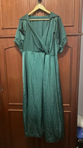 Vestido de festa Verde Plus Size G2