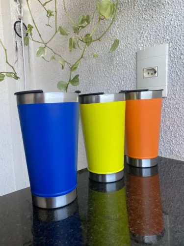Copo térmico 15 reais queima de estoque