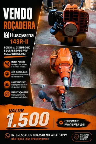 ROÇADEIRA HUSQVARNA 143R-ll