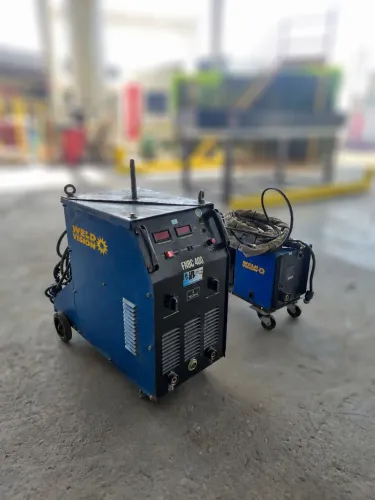 Máquina de Solda Industrial Weld Vision FNBC 400 + Alimentador de Arame