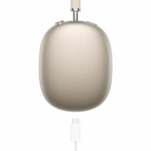 APPLE AIRPODS MAX STARLIGHT NOVO LACRADO IMPECÁVEL USB C 1 ANO GARANTIA APPLE