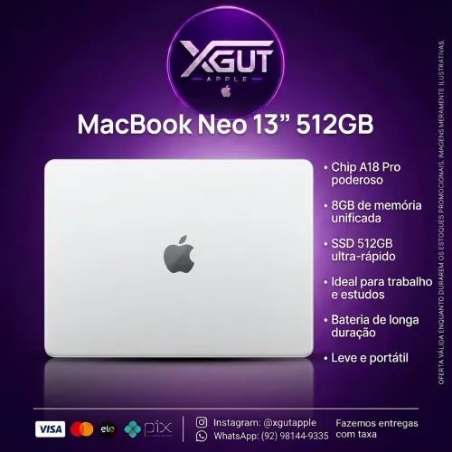MacBook Neo 2026 13? (A18 PRO - 8 RAM) 512GB. 