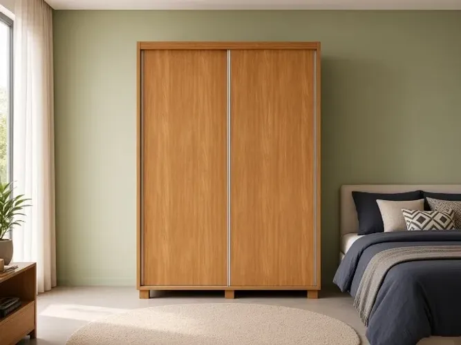 Guarda-Roupa Bélgica 2 Portas 1,56m (NOVO A PRONTA ENTREGA)