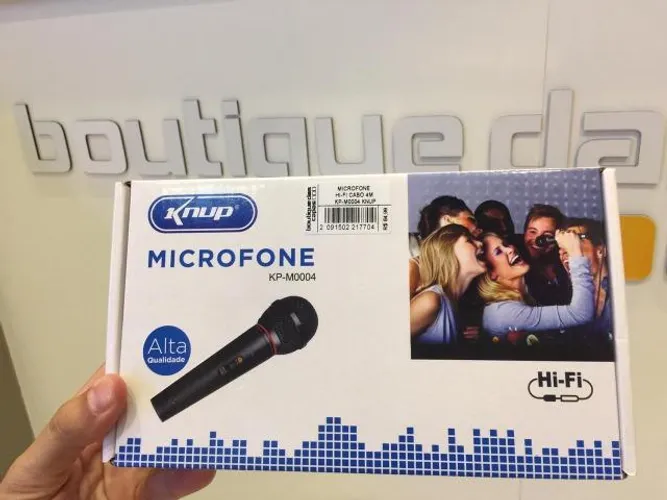 Microfone Profissional Knup Kp-m0004