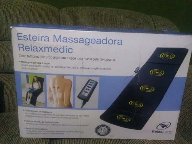 Esteira massageadora Relaxmedic nova