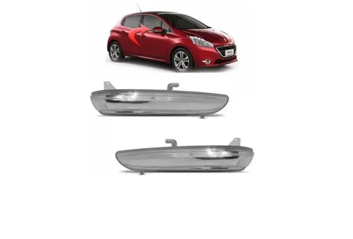 Par Pisca Seta Retrovisor Peugeot 208 2012 2013 a 2017 2018 