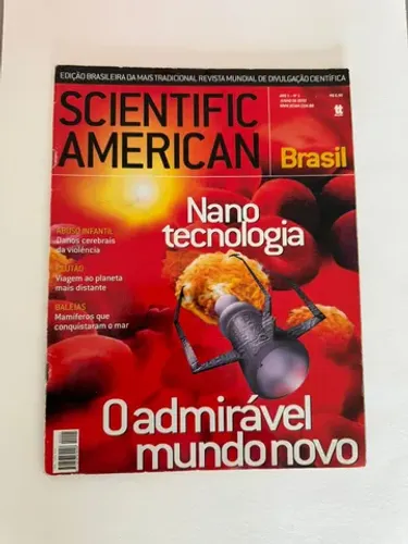 Raridade! Edição Número 1 Scientific American Brasil 2002 