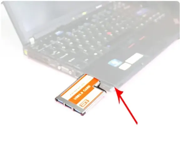 Express Card USB 3.0 - Placa de Expansão - Conversor/Adaptador - 3 Portas USB 3.0