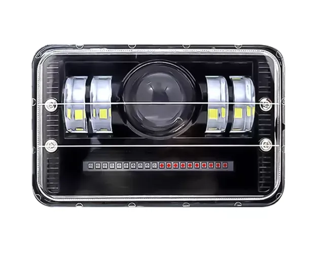 Farol de Led Retangular 5 Polegadas Drl 