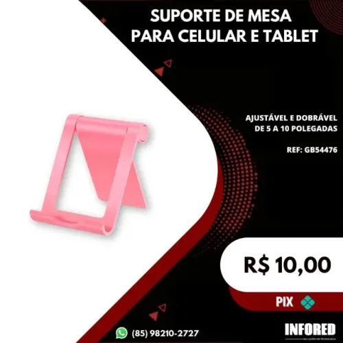 Suporte de Mesa para Celular e Tablet