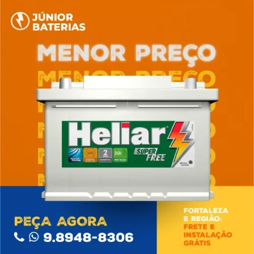 Bateria 100 amperes heliar da sprinter