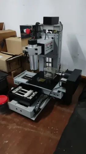 Fresadora 4 Eixos Nova/Zero- Torno Cnc Ourives E Joalheiros