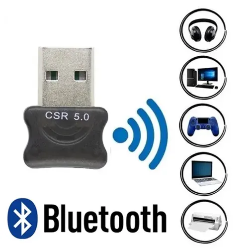 Receptor Usb 5.0 Plug And Play Adaptador Bluetooth Pc Note