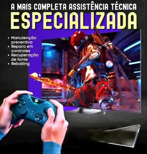 Consertos de ps4.ps5.ps3