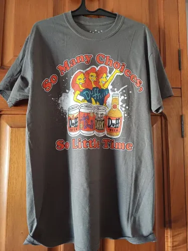 Kit 5 camisetas Simpsons duff beer wariors greemlins jovem nerd monalisa