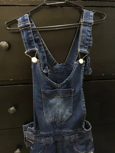 Macacão jeans feminino