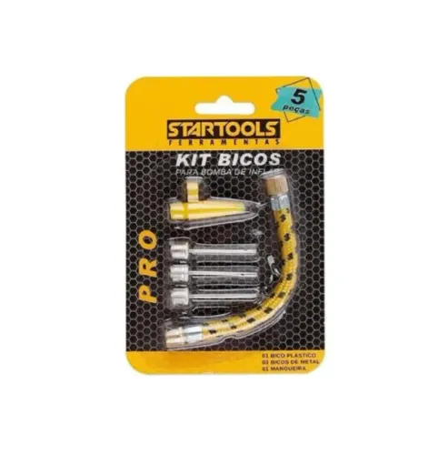 KIT BICOS DE BOLA PARA BOMBA 6 PEÇAS STARTOOLS AR0395