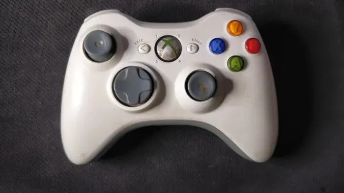 Controles Xbox 360 Original Preto Branco Joystick Usados