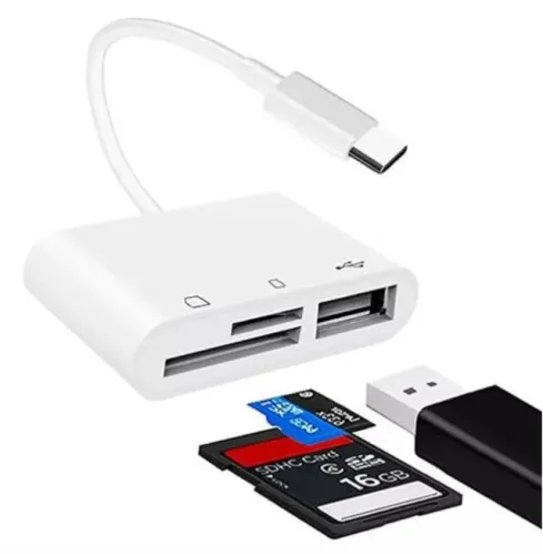 Leitor De Cartão De Memória E Pendrive Para Celular Tipo C Arduino Automação COD-CP771