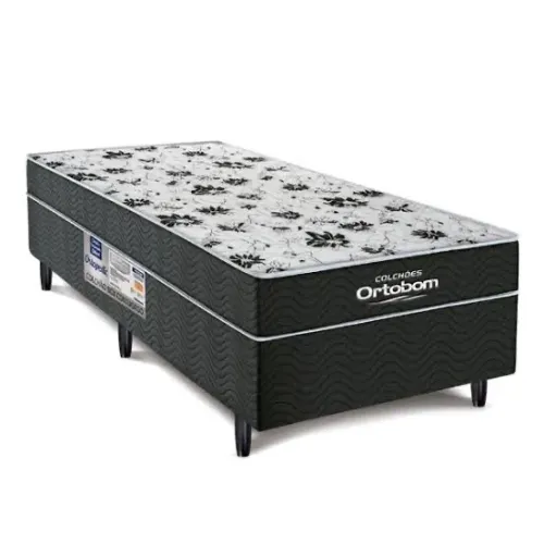 Cama box solteirão Ortobom 108cm - FRETE GRÁTIS