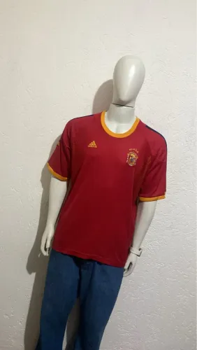 CAMISA ADIDAS VINTAGE ESPANHA - HOME 2002 ( RELÍQUIA )