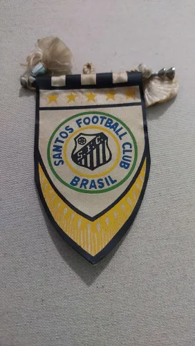 FLAMULA Escudo PEQUENO ANTIGO Santos Futebol Clube SÓ VENDA 