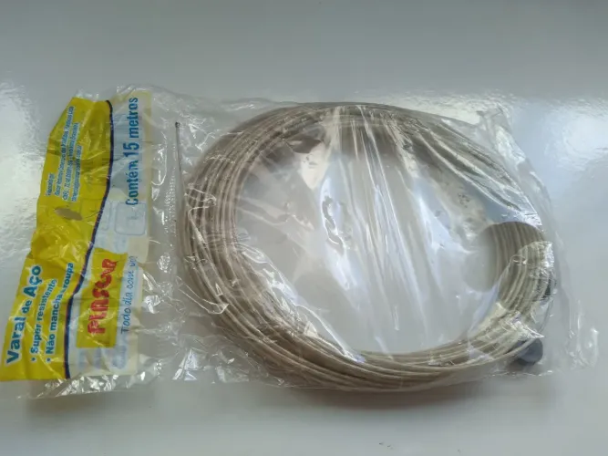 Fio de varal para estender roupa 15 Metros Novo Resistente.