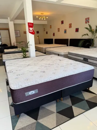 Colchão KING ECOFLEX + base box - ENTREGAMOS! 