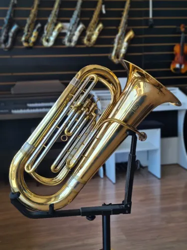 TUBA DOLHPIN SIb 3/4 C/3 PISTOS (NO ESTADO) PARCELAMOS EM ATE 10X S/ JUROS  #281125