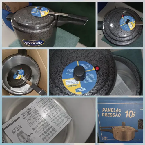 _PANELA DE PRESSÃO 10 litros - NOVA NA CAIXA
