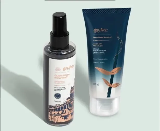 Combo Grifinória Harry Potter Body Splash + Loção Iluminadora Quem Disse, Berenice?