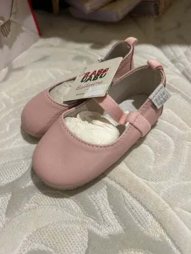 Sapato bailarina Babo Uabu tamanho 20 rosa NOVO