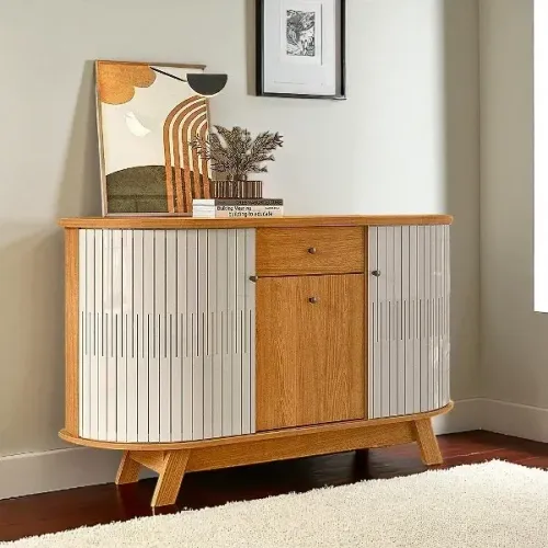 Balcão buffet lucca julio com pés 