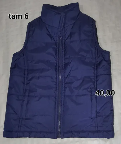 Colete infantil azul marinho