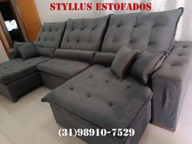 Sofá retrátil novo