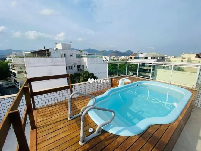 Cobertura com 3 quartos à venda, 359 m² por R$ 1.795.000 - Recreio dos Bandeirantes - Rio