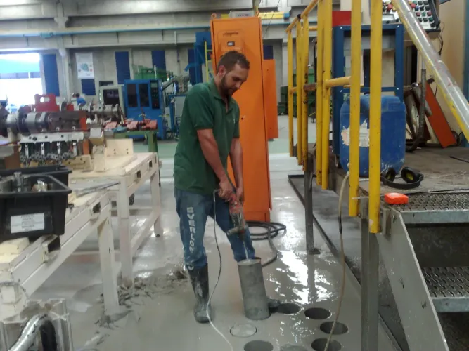 Furos em concreto, vigas e lajes 