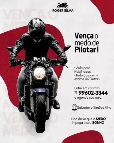 Aula de moto
